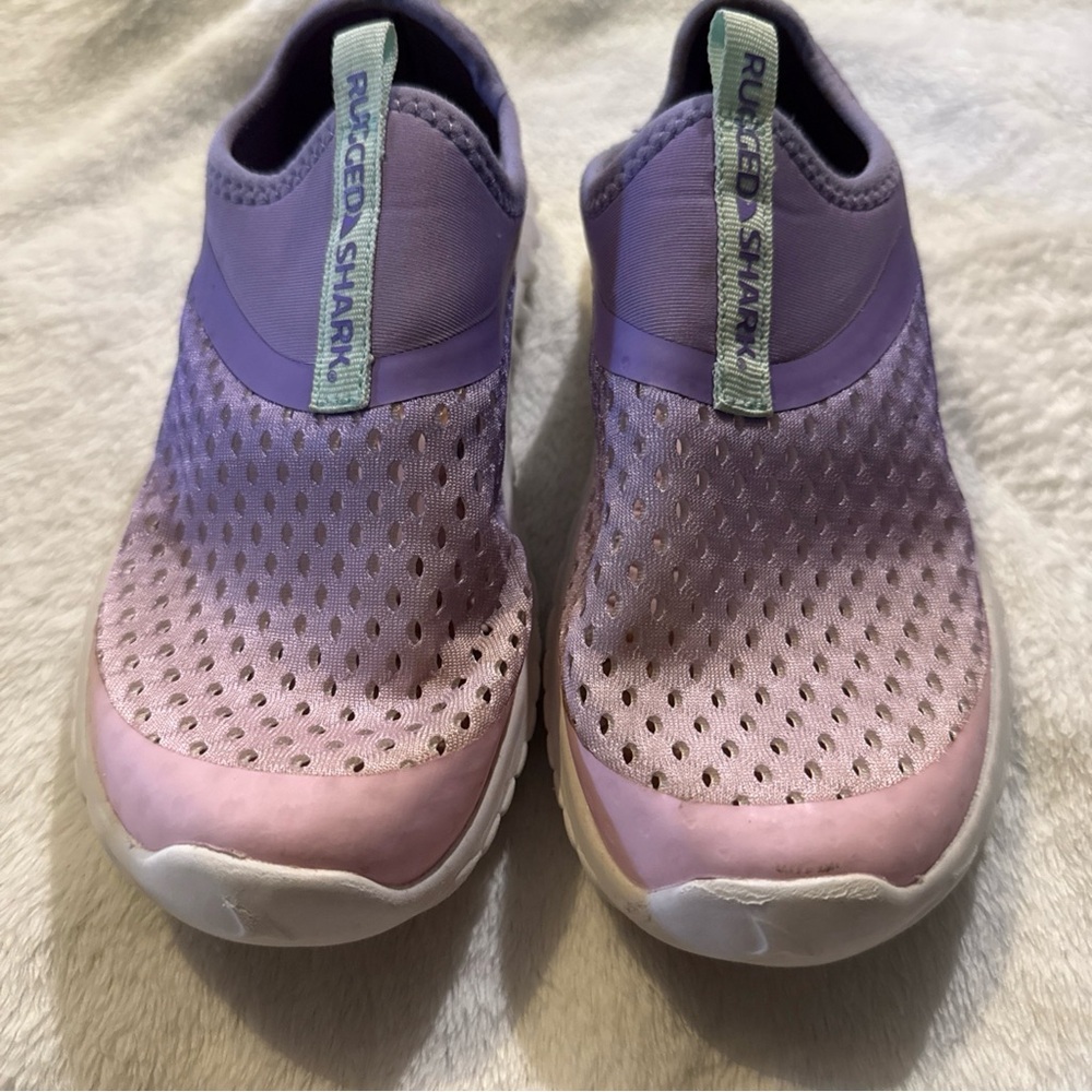 Rugged Shark Kids Purple Water Shoes